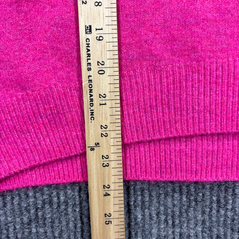 Vince Camuto Sweater Womens Small Pink Crew Neck Long Sleeve Knit - Picture 4 of 7